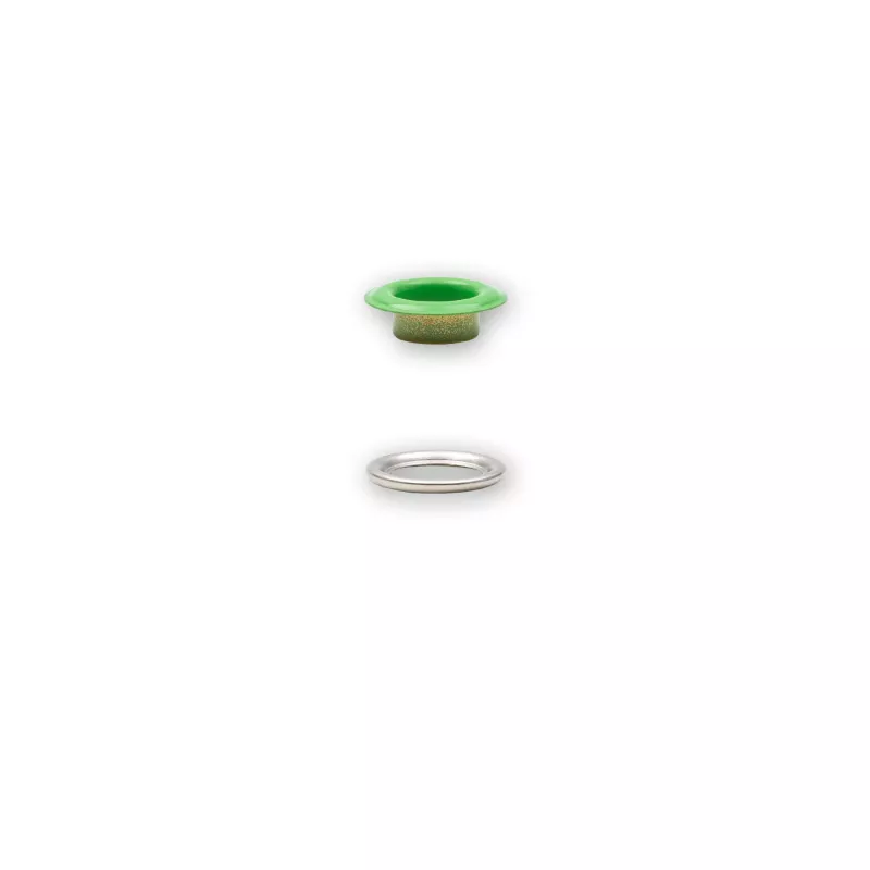 8 mm Prym Eyelets and washers Light Green 20 piece