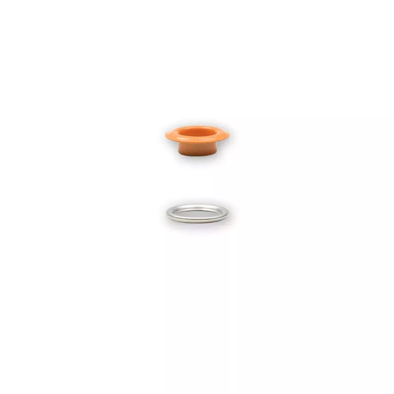 8 mm Prym Eyelets and washers Orange 20 piece