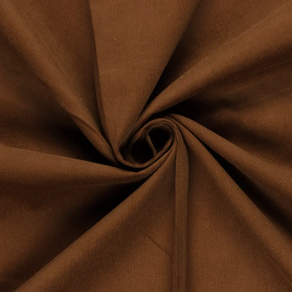 Needlecord Fabric Brown 21 Wale
