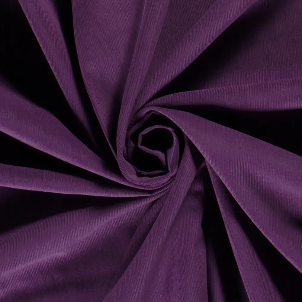 Needlecord Fabric Purple 21 Wale