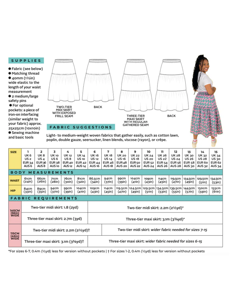 Luella Skirt - Tilly And The Buttons