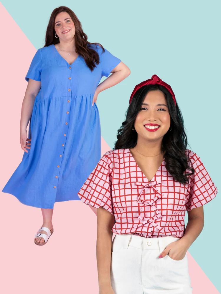 Nell Blouse + Dress - Tilly And The Buttons