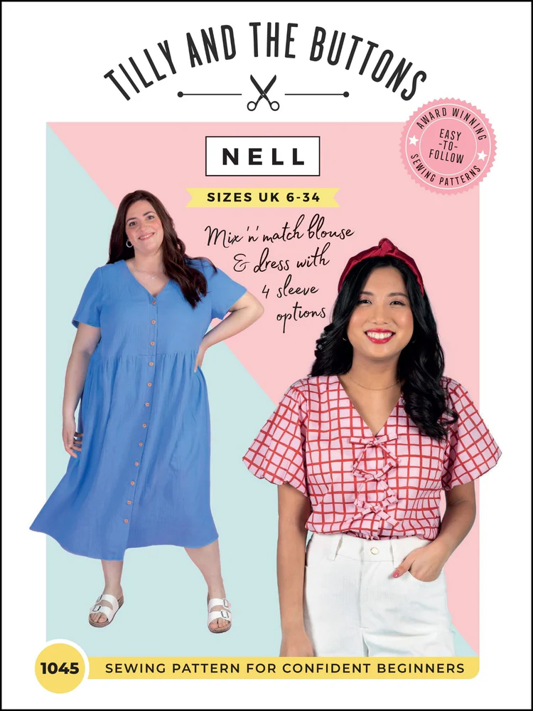 Nell Blouse + Dress - Tilly And The Buttons