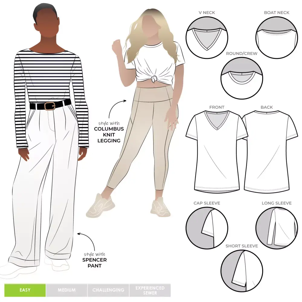 The Ellis Knit T Style Arc