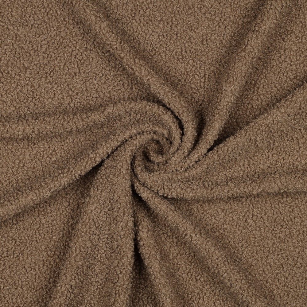 Teddy Faux Fur Fabric Mocha