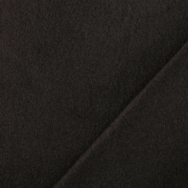 Wool Boucle Fabric Black 5001