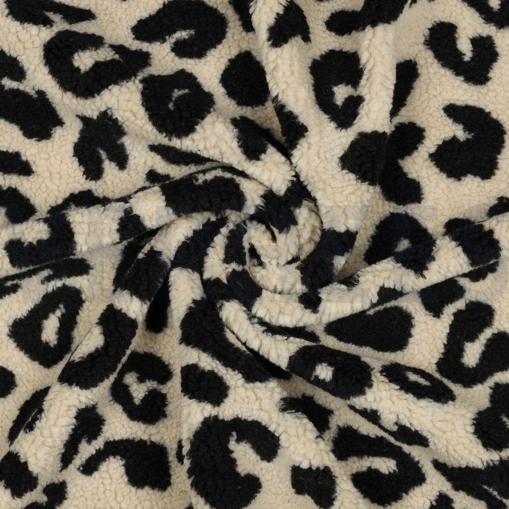 Teddy Jauquard Fabric Animal Print