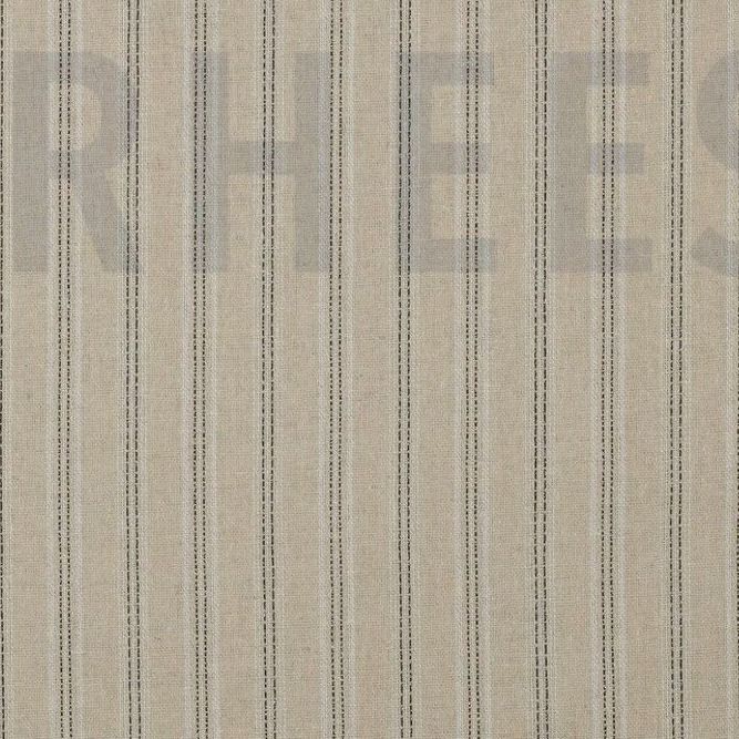 Viscose Linen Mix Lurex Stripes Ecru