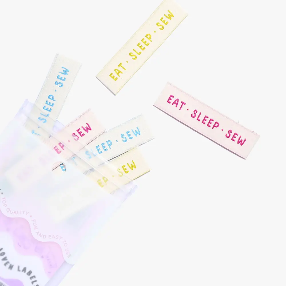 Kylie & The Machine Sewing Labels Eat Sleep Sew