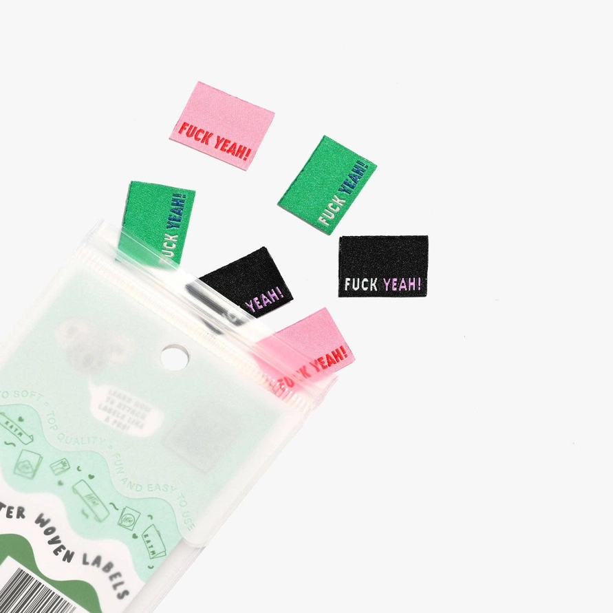 Kylie & The Machine Sewing Labels Fuck Yeah