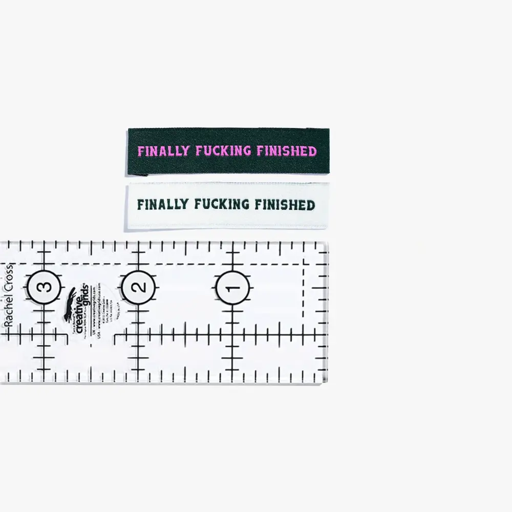 Kylie & The Machine Sewing Labels Finally Fucking Finished