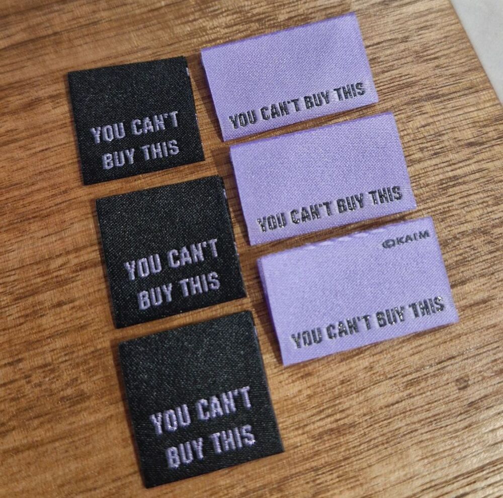 Kylie & The Machine Sewing Labels You Can't Buy This