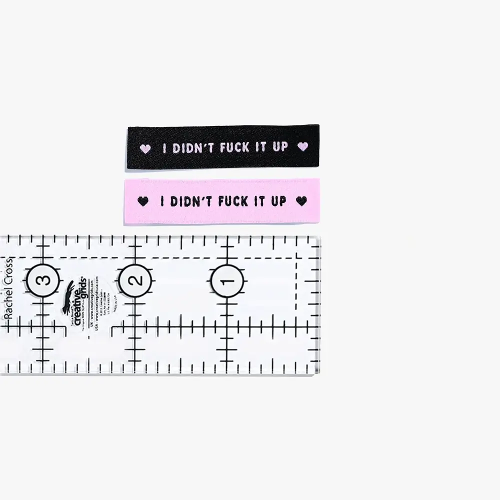 Kylie & The Machine Sewing Labels I Didn't Fuck It Up