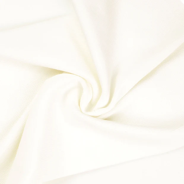 Tubular Ribbing Fabric Off White 5004