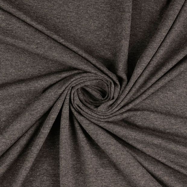 Cotton Jersey Fabric Dark Grey 9002