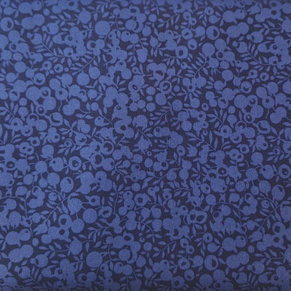 Liberty Fabric Wiltshire Shadow MIDNIGHT INK