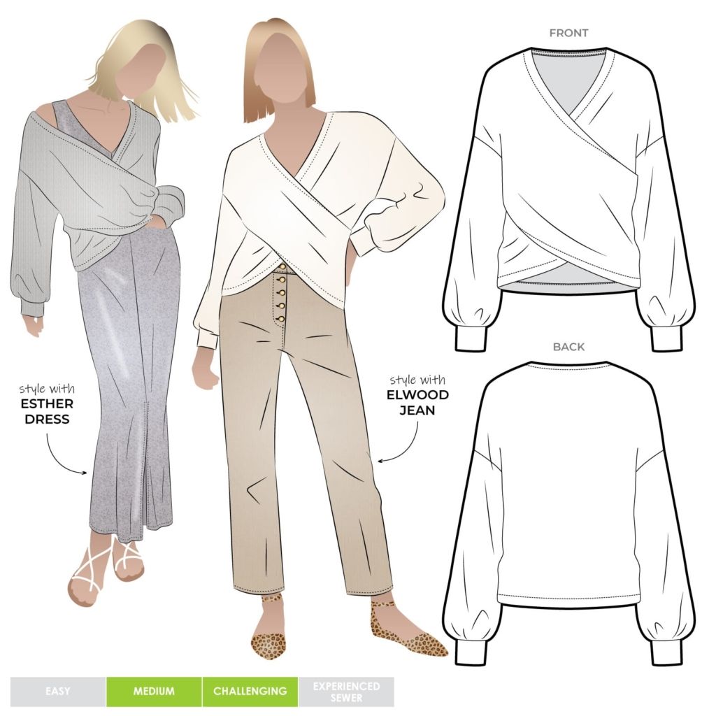 Kira Knit Top - Style Arc