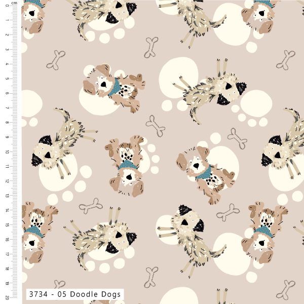 The Craft Cotton Company Ruff & Tumble Doodle Dogs