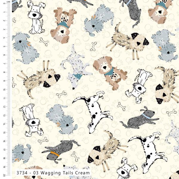 The Craft Cotton Company Ruff & Tumble Wagging Tails