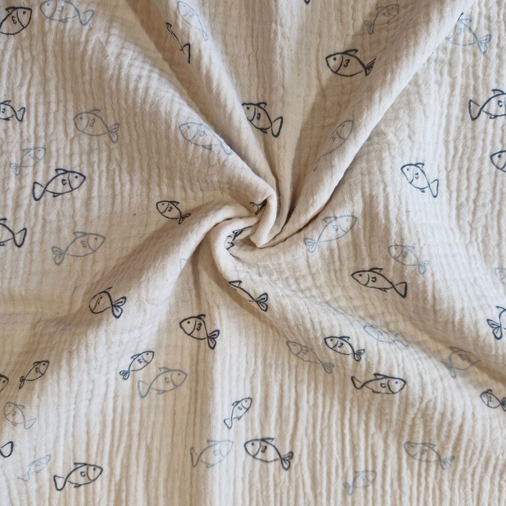 Double Gauze Cotton Fish