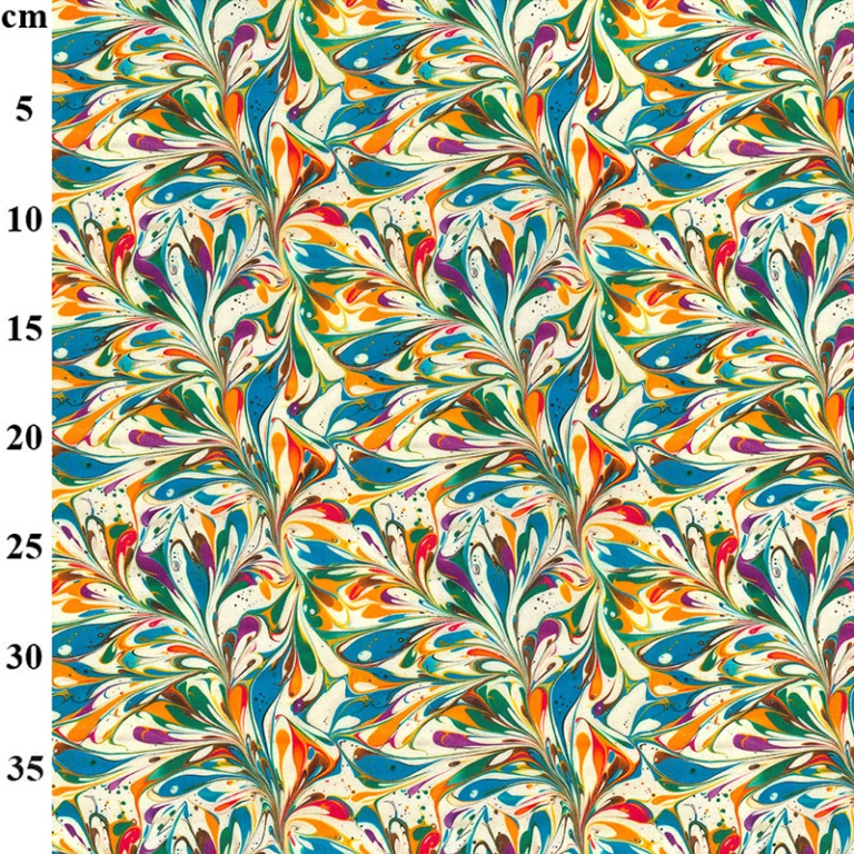 Cotton Poplin Fabric Swirls