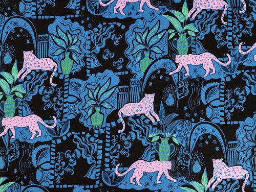 Fabric Godmother Leos Palace Viscose Twill