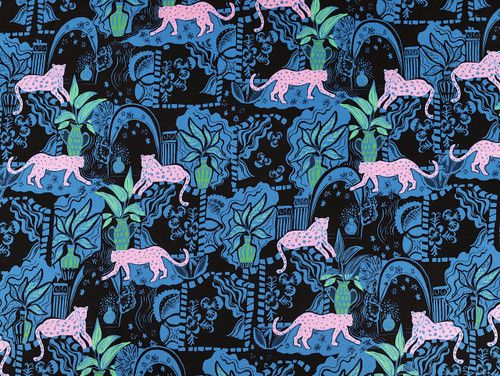 Fabric Godmother Leos Palace Viscose Twill
