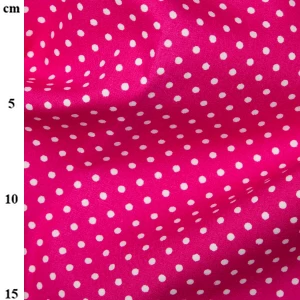 Rose and Hubble Cotton Poplin Cerise