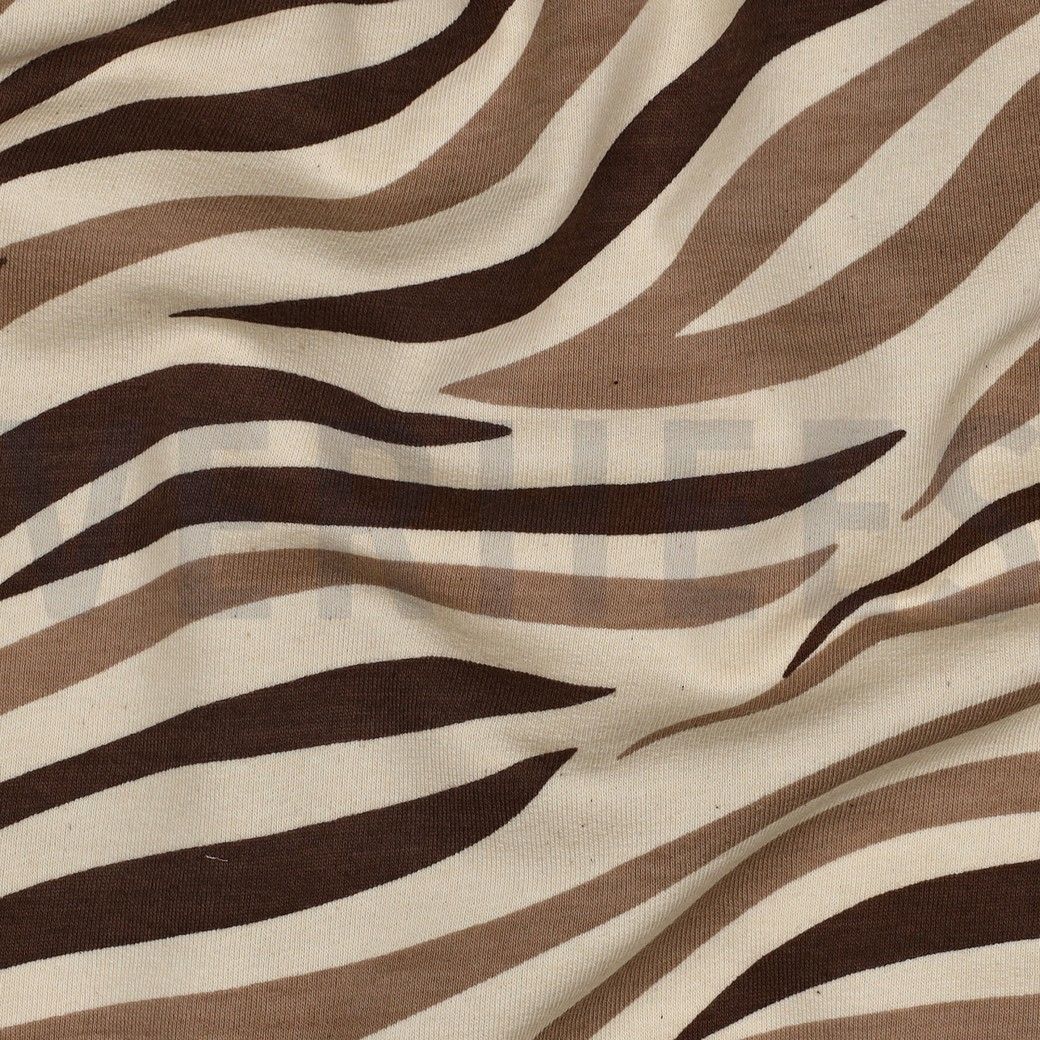 Sweatshirt Fabric Zebra Print