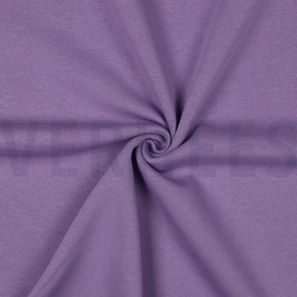 Sweatshirt Fabric Lilac Fleece Backed