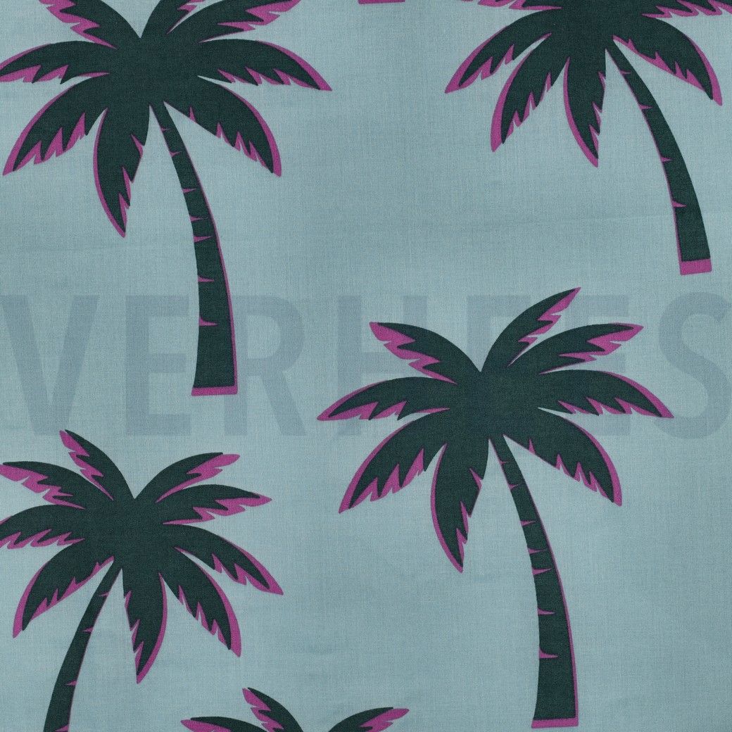 Cotton Voile Palmtrees