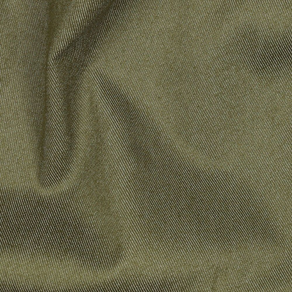 Stretch Denim Fabric Moss Green