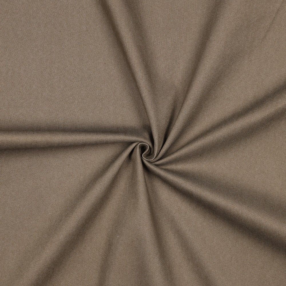 Stretch Denim Fabric Taupe