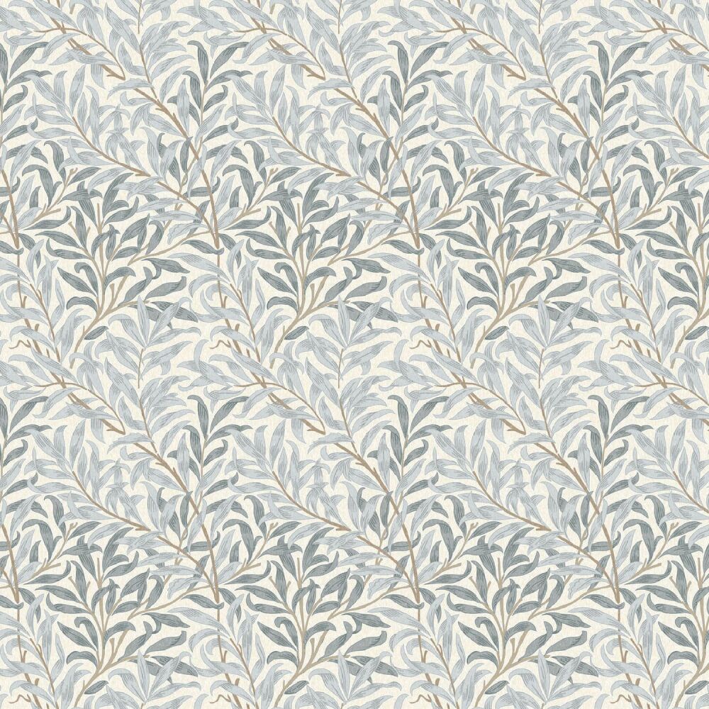 William Morris Teflon Wipe Clean Fabric Willow Bough Mist