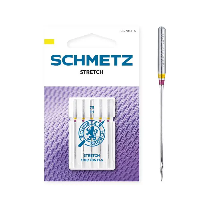 Schmetz Stretch Needles &ndash; Size 75 (Pack of 5)