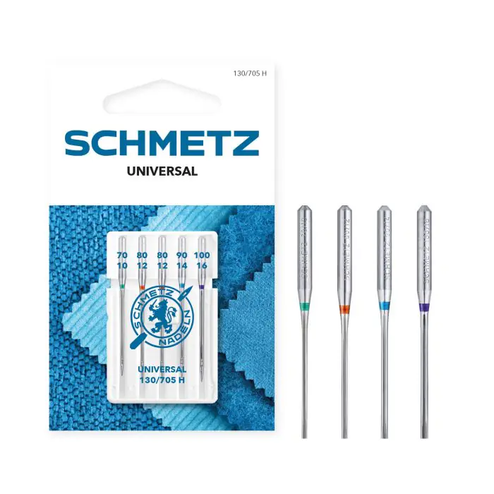SCHMETZ UNIVERSAL SIZE 70-100 PACK OF 5