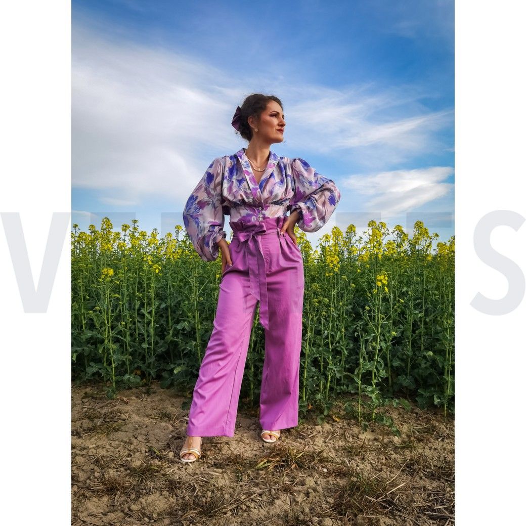 Cotton Satin Purple
