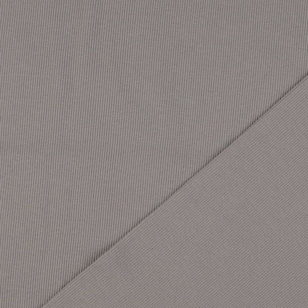 Tubular Ribbing Fabric Mid Grey 0837
