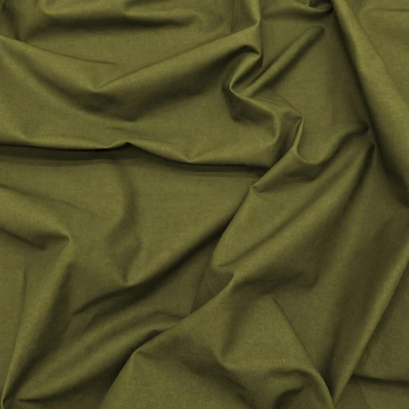 Rose & Hubble Cotton Fabric Khaki