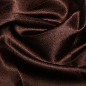 Satin Fabric Baby Chocolate