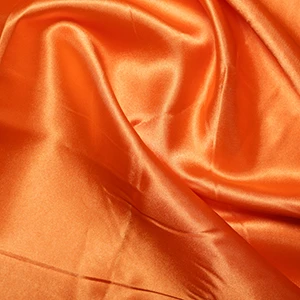 Satin Fabric Orange