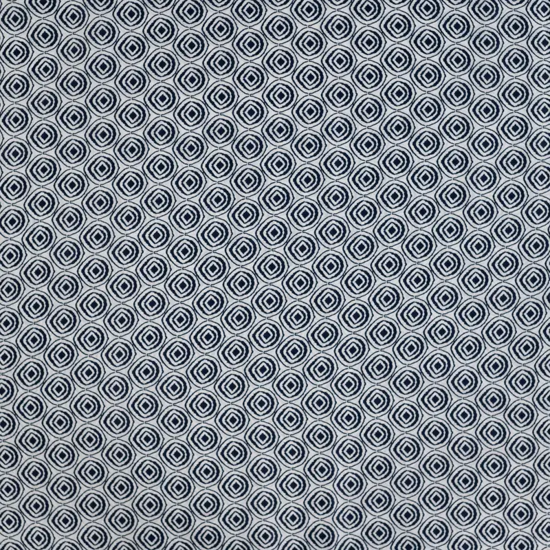 Cotton Voile Abstract Blue