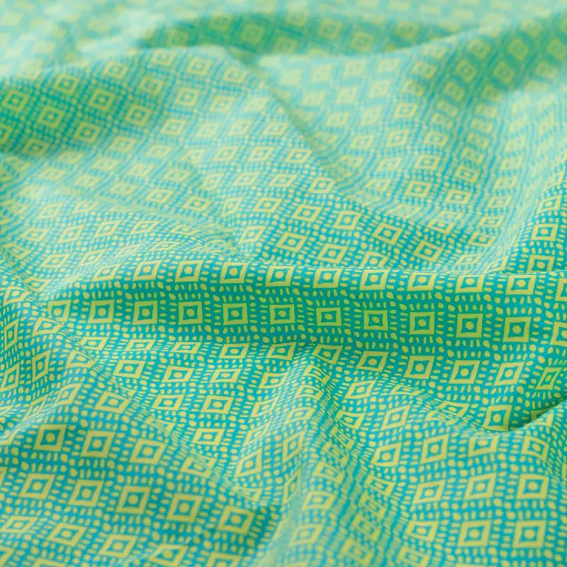 Cotton Voile Abstract Blue