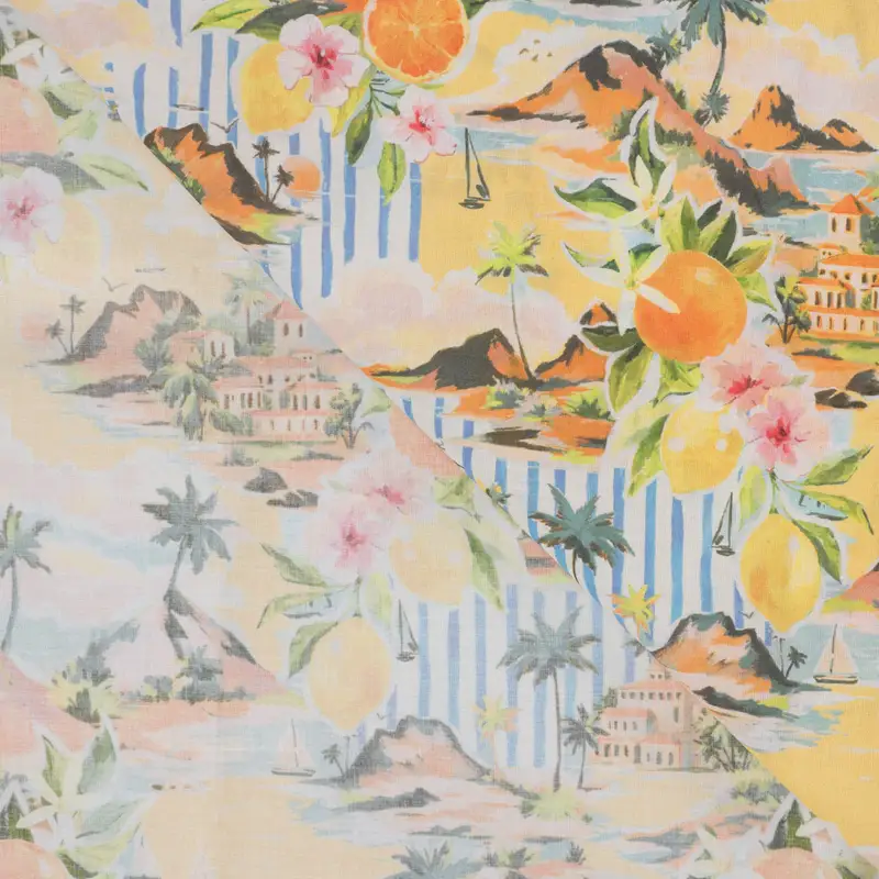 Cotton Voile Digital Greek