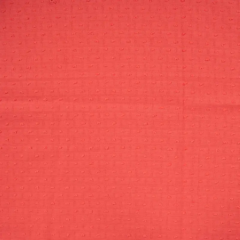 Cotton Dobby Coral