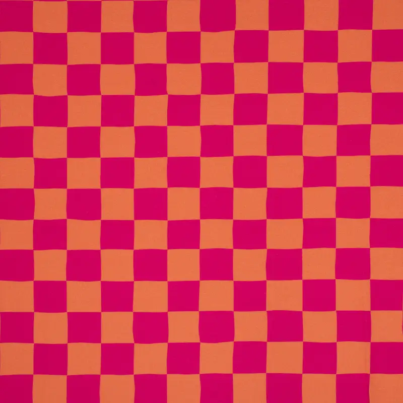 Panama Cotton Canvas Joyful Check