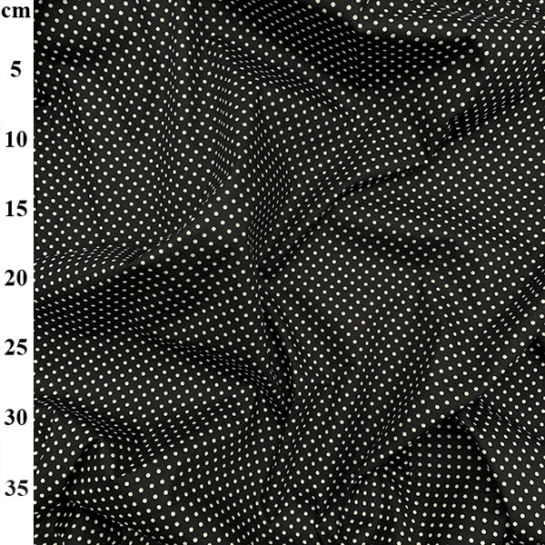 Rose and Hubble Cotton Poplin Black