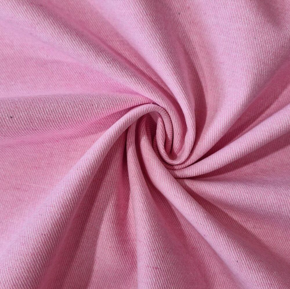 Jacquard Denim Fabric Pink