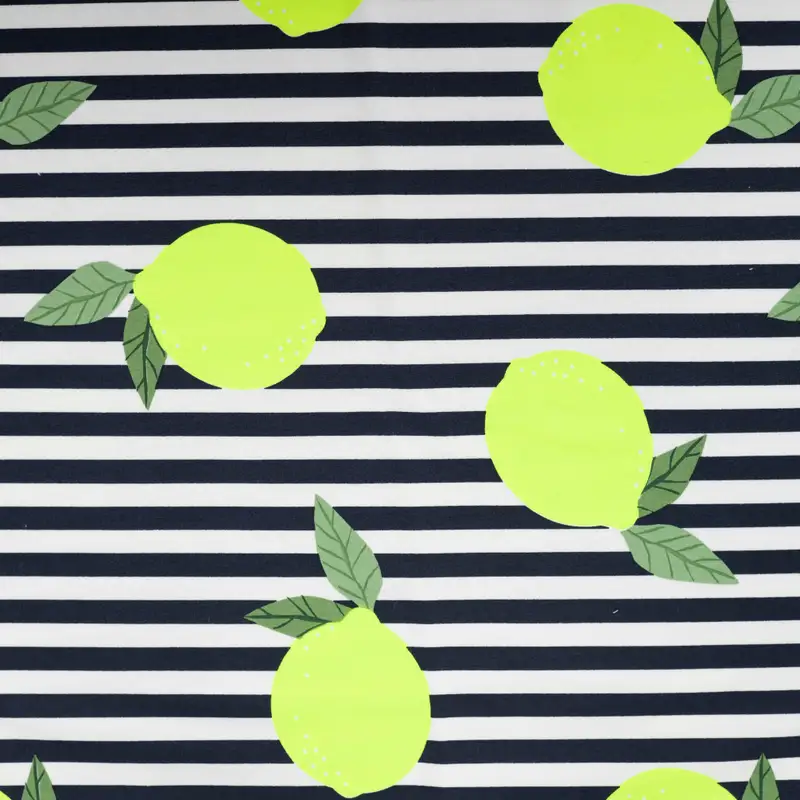 French Terry Neon Lemons