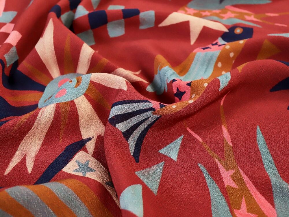 Fabric Godmother Soleil Viscose Crepe